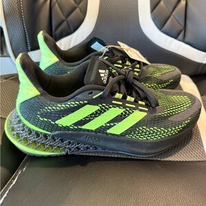 Adidas 4DFWD PULSE Kids Sneakers - Black and Neon Green